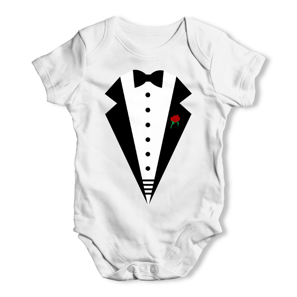 Tuxedo Baby Grow Bodysuit