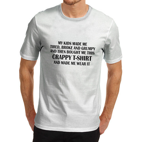 Mens Tired Broke And Grumpy T-Shirt