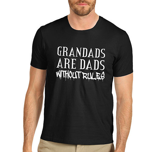 Mens Granddads Are Dads Without Rules T-Shirt