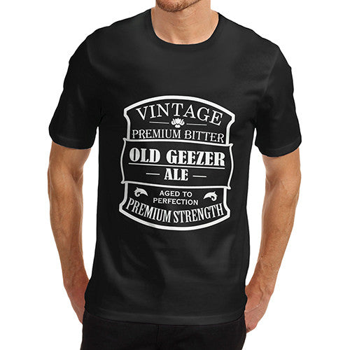 Mens Old Geezer Ale T-Shirt
