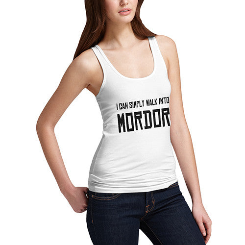 Womens I Can Walk Into Mordor Tank Top