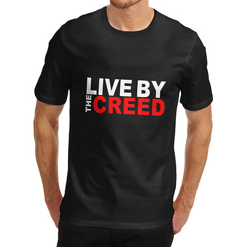 Mens Live By The Creed T-Shirt
