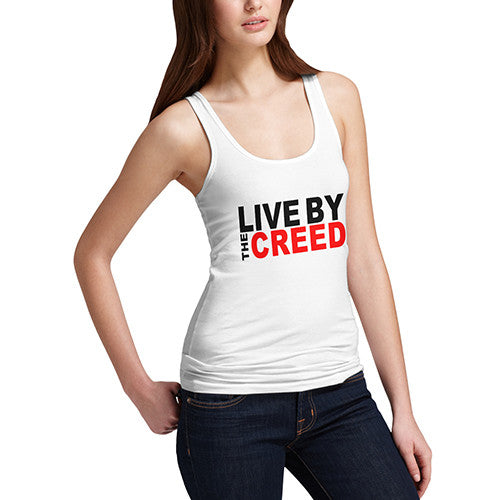 Womens Live By The Creed Tank Top