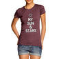 Women's My Sun And Stars Cotton T-Shirt