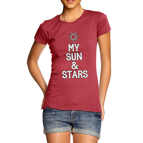 Women's My Sun And Stars Cotton T-Shirt