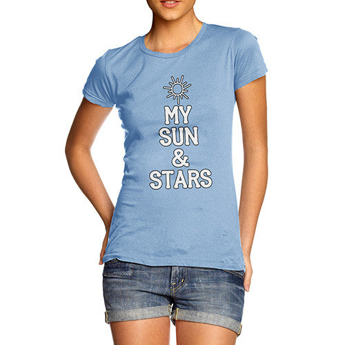 Women's My Sun And Stars Cotton T-Shirt