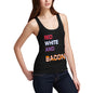 Womens Red White And Bacon Tank Top