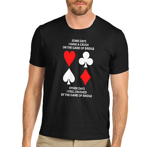 Mens Bridge Crushed By The Game T-Shirt