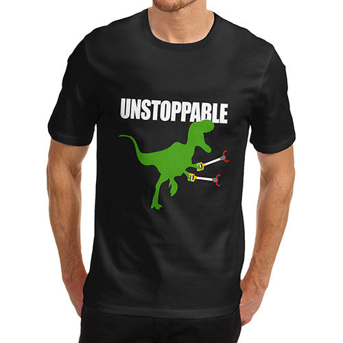 Mens Dinosaur Unstoppable T Rex T-Shirt