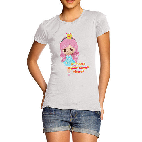 Womens Personalized Princess T-Shirt