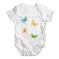 Bright Butterflies Baby Grow Bodysuit