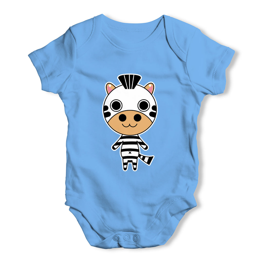 Cute Zebra Baby Grow Bodysuit