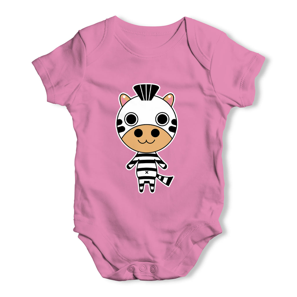 Cute Zebra Baby Grow Bodysuit