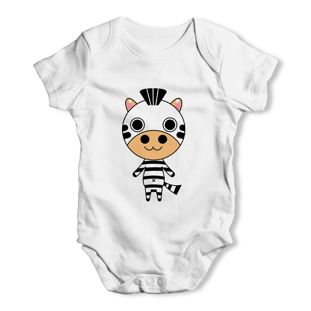 Cute Zebra Baby Grow Bodysuit