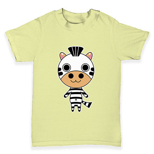 Cute Zebra Baby Toddler T-Shirt