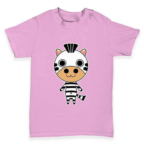 Cute Zebra Baby Toddler T-Shirt