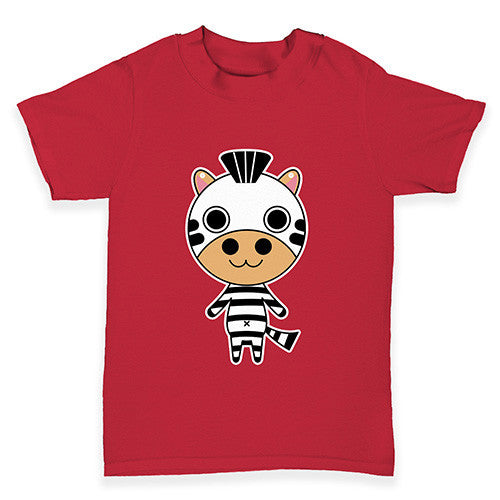 Cute Zebra Baby Toddler T-Shirt