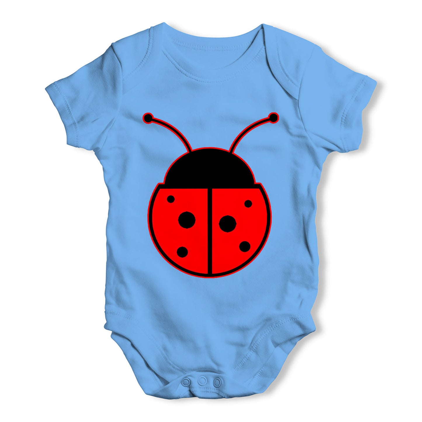 Cute Ladybug Baby Grow Bodysuit