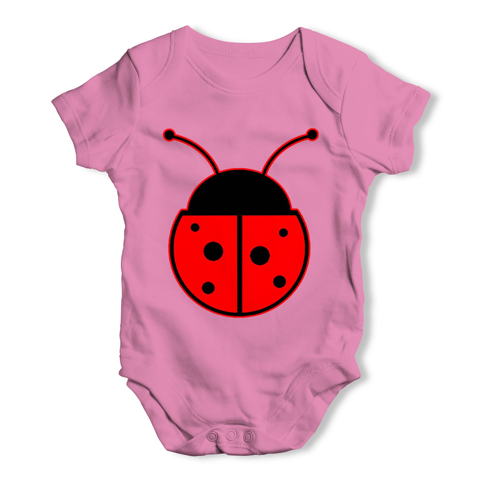 Cute Ladybug Baby Grow Bodysuit