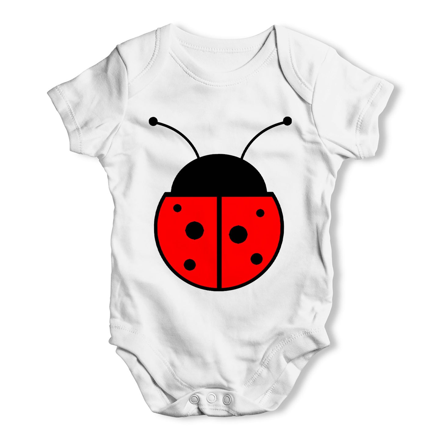 Cute Ladybug Baby Grow Bodysuit