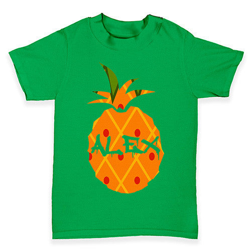 Personalised Pineapple Baby Toddler T-Shirt