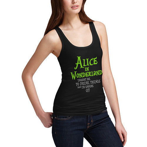 Womens Alice In Wonderland Tank Top