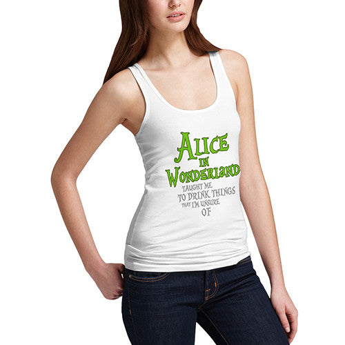 Womens Alice In Wonderland Tank Top