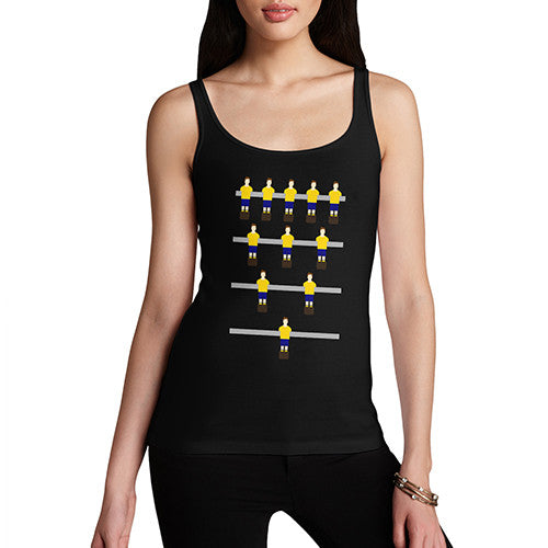 Womens Foosball Players Tank Top