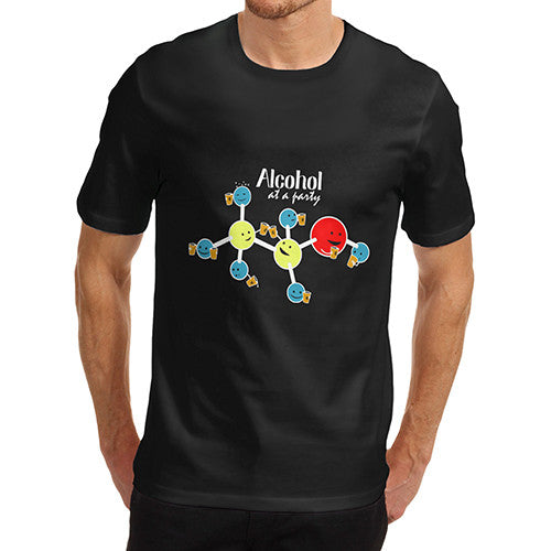 Mens DNA Alcohol Party T-Shirt