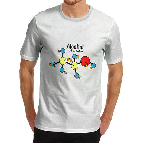 Mens DNA Alcohol Party T-Shirt