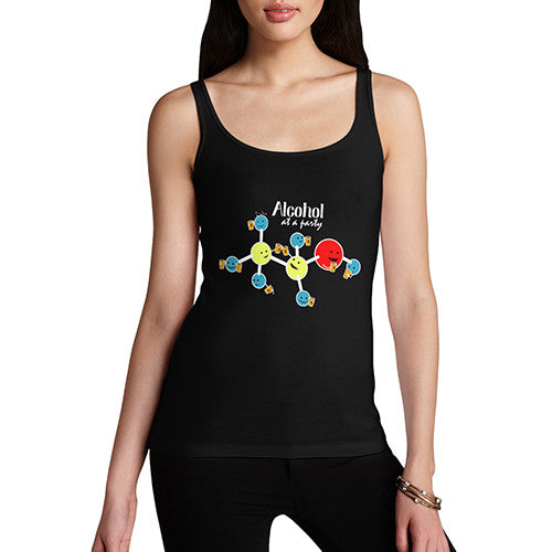 Womens DNA Alcohol Party Tank Top