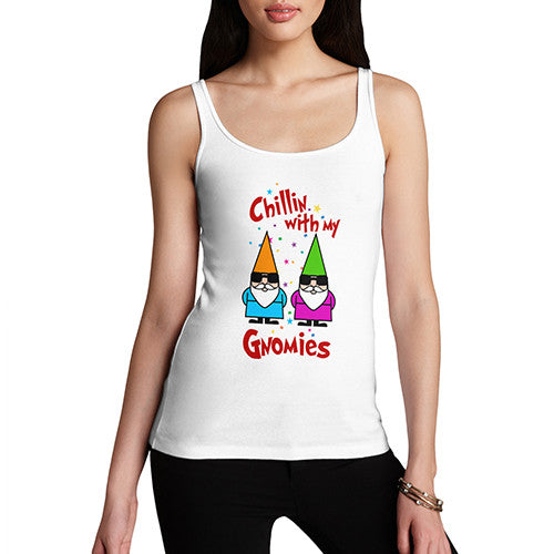 Womens Chilling With My Gnomies Tank Top