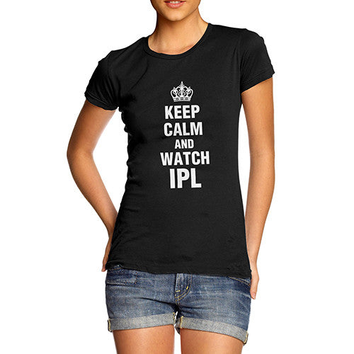 Women's Keep Calm Watch IPL T-Shirt