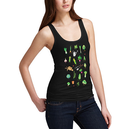 Women's Gardening Print Tank Top