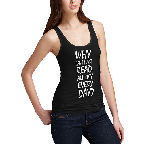 Women's Read All Day Tank Top