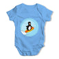 Surfer Guin Baby Grow Bodysuit