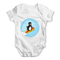 Surfer Guin Baby Grow Bodysuit