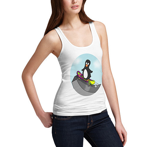 Women's Skateboard Guin Penguin Tank Top