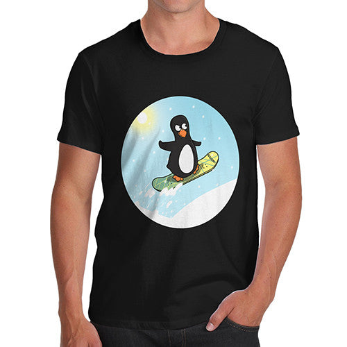 Men's Snowboard Guin Penguin T-Shirt