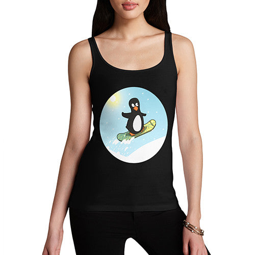 Women's Snowboard Guin Penguin Tank Top