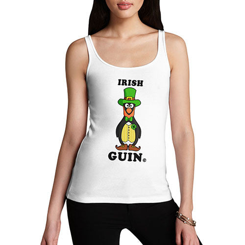 Women's Irish Guin Penguin Tank Top