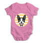 Boston Terrier Bow Tie Baby Grow Bodysuit