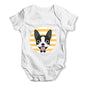 Boston Terrier Bow Tie Baby Grow Bodysuit