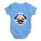 Cute Pug Dog Baby Grow Bodysuit