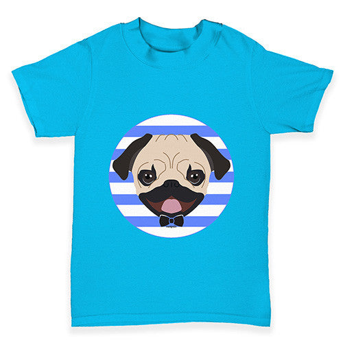 Cute Pug Dog Baby Toddler T-Shirt