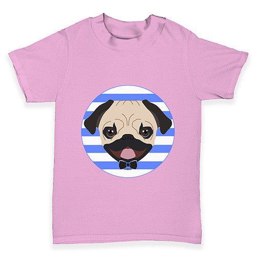 Cute Pug Dog Baby Toddler T-Shirt