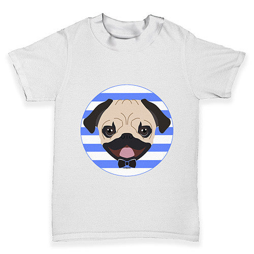 Cute Pug Dog Baby Toddler T-Shirt