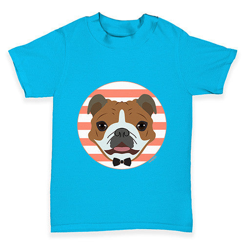 Cute Bulldog Baby Toddler T-Shirt