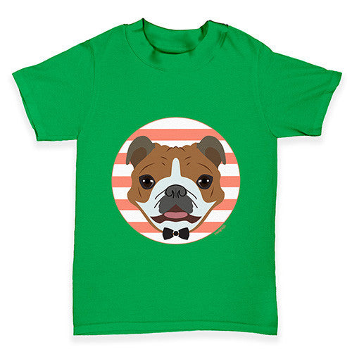 Cute Bulldog Baby Toddler T-Shirt