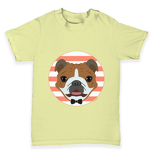 Cute Bulldog Baby Toddler T-Shirt